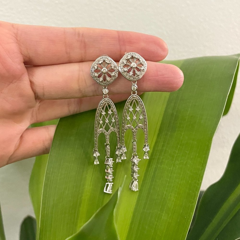 Silver earring